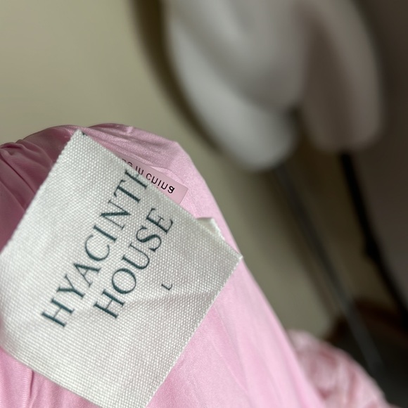 Tuckernuck hyacinth House pink Diamond Textured Isabella mini dress Size L NWT - Picture 10 of 12